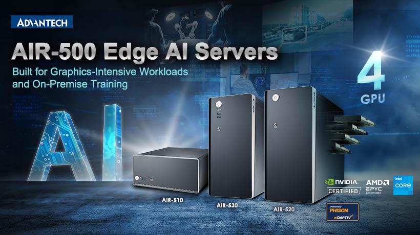 Advantech ra mắt AIR-500 Series: máy chủ AI biên được NVIDIA chứng nhận